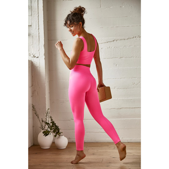 NWOT Free People Movement Good Karma Leggings in Hot Pink xs/s - Picture 4 of 15
